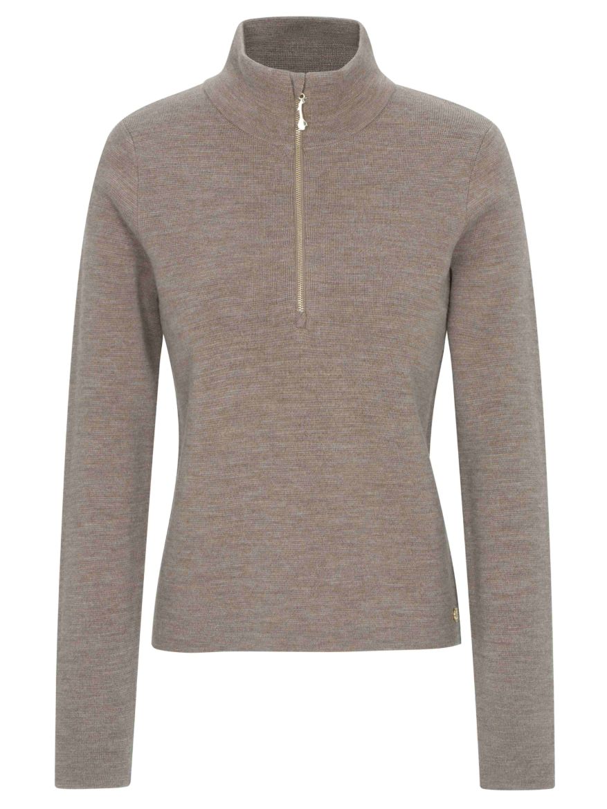 Bilde av WoolLand Himmeltinden Knitted Top W Nougat
